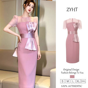 ZYHT womens dress pink dress fit dress polyester dress work dresses lxury dresses wedding dresses attendance dresses party dresses evening dresses 50821