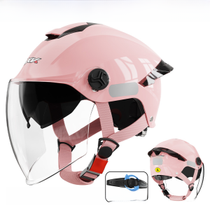2243C Certified New National Standard Helmet Female Electric Car Summer Sun-Proof and Breathable Brand Helmet Flagship Store All Year Round Neutral