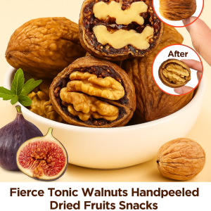 Fig Clip Walnut Snacks Individually Wrapped