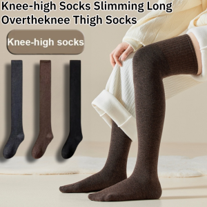 Knee-high Socks Slimming Long Overtheknee Thigh Socks Thigh High Thick Warm Winter Long Over the Knee Socks