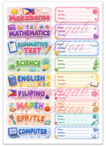 CUTE 18 pcs STICKER New Design Back to school Default design