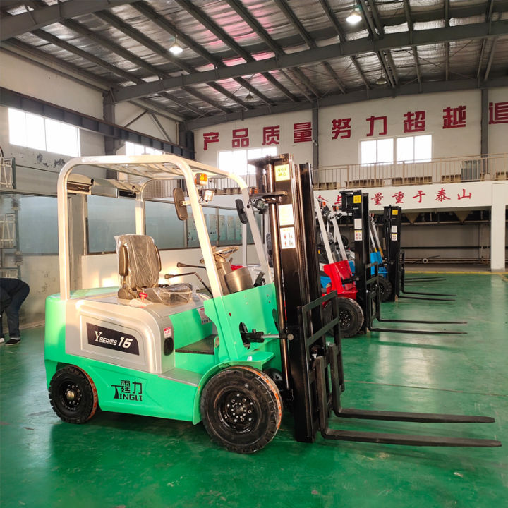 All-electric hydraulic forklift truck, 1 ton, 2 tons, automatic lifting ...