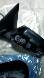 กระจกมองข้าง Toyota vios วีออส ยาริส yaris ปี 2014 ข้างช้าย สามสายปรับไฟฟ้า