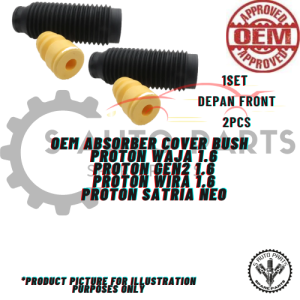 PROTON WAJA 1.6 / GEN2 1.6 / WIRA 1.6 / SATRIA NEO depan FRONT 2PCS 2PCS OEM ABSORBER COVER BUSH