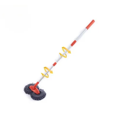 Chổi Lau Rửa Xe Ô Tô 2 Đầu Chổi Xoay 360 Độ - 3 Nấc Có Thể Kéo Dài Tiện Lợi Thông Minh Chất Lượng Bền Đẹp Và Chắc Chắn