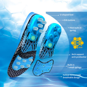 EVA Spring Silicone Gel Shoes Insoles Flat Feet Orthotic Insoles Arch Support Inserts Foot Care