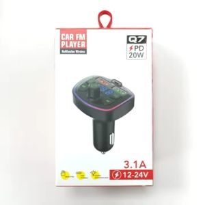(JMB) Q7 Bluetooth Audio With USB Type-C FM Radio Transmitter Car Charger