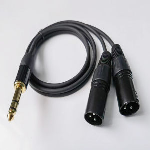 Dây Audio 6.5mm ra 2 Jack XLR Canon Đực dài 1m
