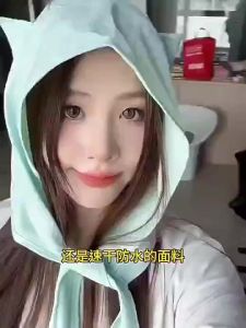 Mũ nón trùm đầu tai mèo đa năng 3in1 gồm mũ khăn choàng và túi đeo chéo kiểu mũ chống nắng vải dù mát