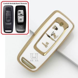 CASING CASE PELINDUNG REMOTE KUNCI BAHAN TPU MOTOR HONDA ADV PCX VARIO STYLO 160 NEW VARIO 125 SCOOPY 2023 SH 305I FORZA BEAT 2024 CUV e: 2 TOMBOL