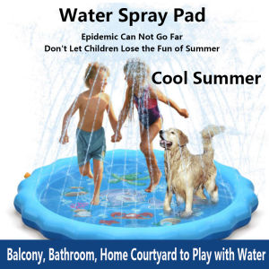 Water Mat for Baby Inflatable Water Mat for Baby Kids Water Playmat for Baby Sprinkler Play Pad Mat Baby Inflatable Water Playmat for Baby Pvc Summer Game Play Pad Outdoor Playmat Toddler Water Pad