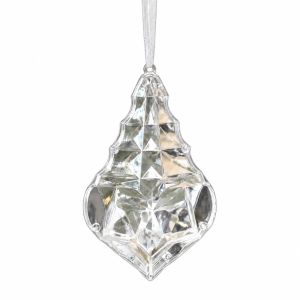YESMILE Nhựa Đồ trang trí cây thông Noel Có cắt Trong suốt Đồ trang trí hình cây với các cắt. Nhiều màu sắc dây chuyền hình cương. Đồ trang trí cây thông Noel