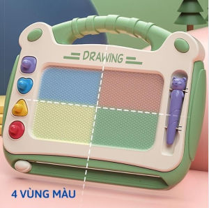 Bảng vẽ điện tử bảng tự xóa thông minh tập vẽ cho bé bảng vẽ đa năng cho bé nhiều màu sắc - Happy Life 4Kid