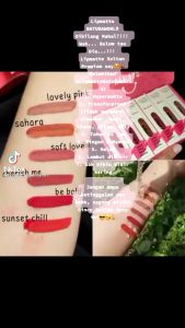 Lipstik Matte NaturaWorld 100% Original Tahan 16 Jam Halal Sah Sholat