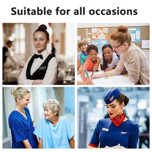 Minwen 50Pcs Hair Net Black Elastic Bundle Hair Invisible Hairnet Mesh Bun Hair Net 30 50 60CM Hair Accessories