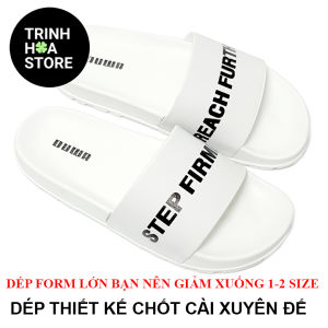 Dép quai ngang nam nữ  STEP FURTHER  big size - Hàng chính hãng DUWA D18 . Xu hướng thời trang năm 2022 - Hàng VNXK - TRINHHOASTORE - TH9024W