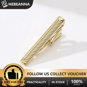 hebeanna คลิปหนีบเนคไทโลหะแบบเรียบง่ายแฟชั่นสำหรับงานแต่งงานของผู้ชายเนคไทคลิปหนีบเนคไทแบบหนีบสำหรับสุภาพบุรุษเนคไทบาร์เนคไทเสื้อผู้ชายเครื่องประดับ