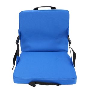 BG9T Thick Padded Foldable Camping Seat Waterproof Oxford Fabric Portable Outdoor Chair Durable Adjustable Straps Folding Cushion Multipurpose