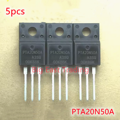 5PCS PTA20N50A 20N50 TO-220F MOSFET 20A 500V transistor welding ...