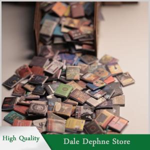 [Dale Dephne] 200pcs thu nhỏ Nhà búp bê sách lo lắng kệ sách phụ kiện mini sách phụ kiện cho trang trí búp bê nhà thu nhỏ