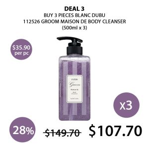 (BLANC DUBU) 112526 Groom Maison De Body Cleanser 500ml - COCOMO