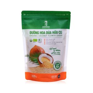 SOKFARM Organic Coconut Flower Sugar 300g Low GI Coconut Sugar