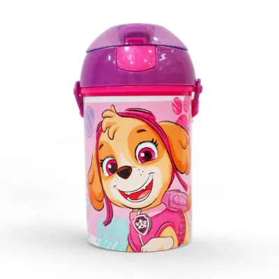 Kidztime x Children Kids 450ml Pop Up Straw Water Bottle Sipper Bottle Cocomelon Paw Patrol