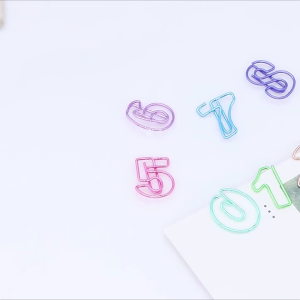 10Pieces Novelty Paper Clip Metal Paper Clip Bookmarks Clip For File Paper Photo Envelopes Letter File Document Postcard