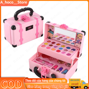 【giao hàng trong vòng 24h】Bộ mỹ phẩm đồ chơi trang điểm 33 món không độc hại thích hợp cho bé