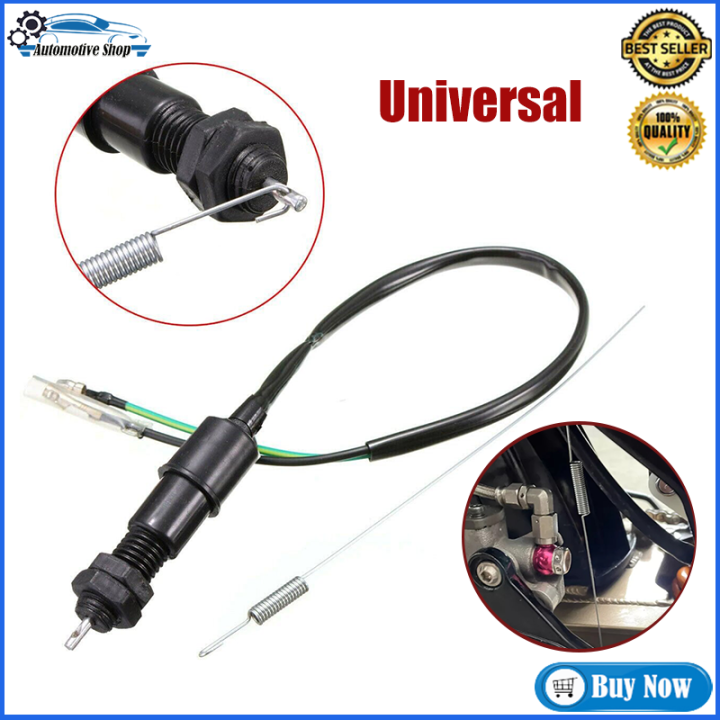 Universal Motorcycle Bicycle Rear Brake Light Switch with Spring for