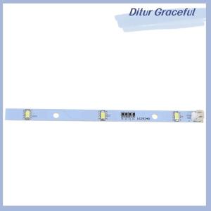 Ditur 2pcs Tủ đông ánh sáng thanh dẫn dải cho rongsheng Hisense tủ lạnh dẫn ánh sáng