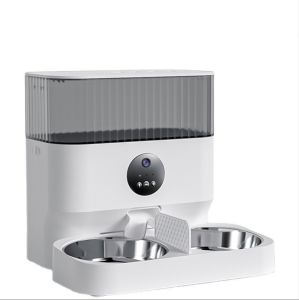 "Ready Stock" Automatic Feeder for Cats and Dogs Intelligent Cat Food 10s Voice Reminder up to 80 Servings and 4 Meals a Day for Cat and Dog 5 L