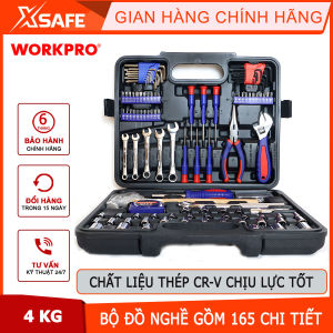 Bộ công cụ sửa chữa nhà các loại (1 set = 165 cái) Workpro - WP209022