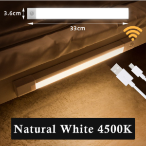 LANGYUE Super Bright Cabinet Lights Sensor LED Light USB Charging Motion Sensor Night LED Light for Kitchen Wardrobe Closet Bedroom