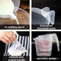 Plastic Measuring Cup with Handle Beaker 250ml Measuring Jug Plastic Measuring Jug Set. 