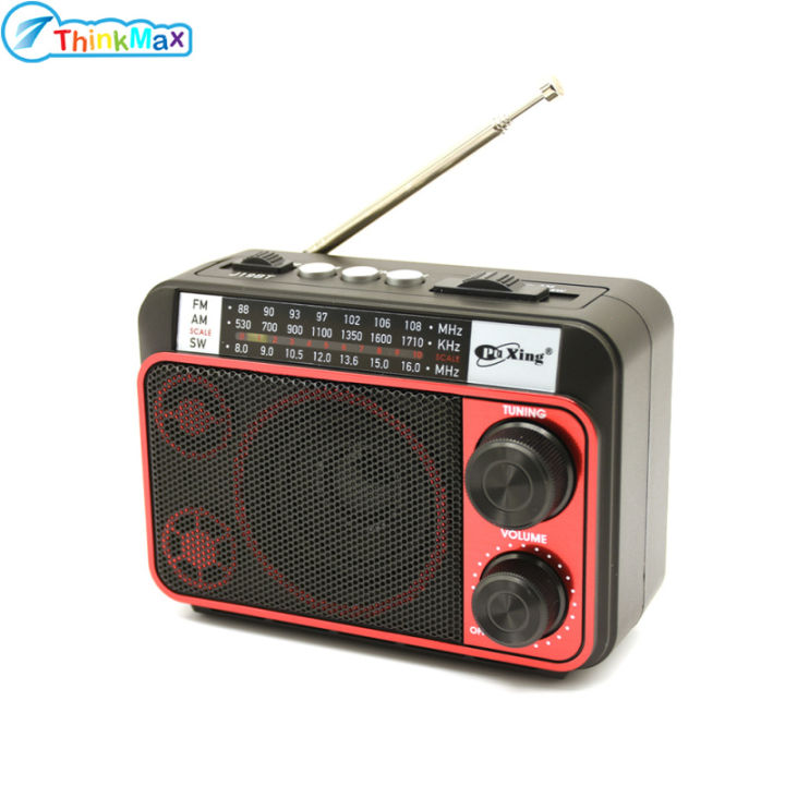 Portable Radio Am Fm Sw Rechargeable Radio With LED Flashlight Built In ...