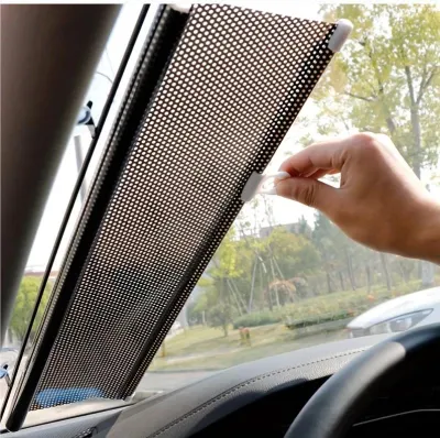 METCAR Sunshade Car Window Sun Shade Car Curtain Sun Protection Foldable retractable windshield cover