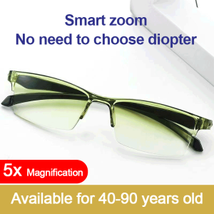 [Ready Stock]-Smart zoom gradient color reading glasses Mens Reading Glasses Womens Reading Glasses智能渐变老花镜
