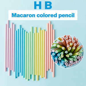 Hami 1Pc HB Pencil Macaron Candy Exterior Color for primary school students Stationery
