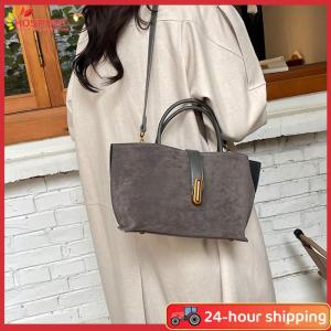 【HOSPORT】PU Leather Shoulder Bag Retro Underarm Bag Large Handbag for Women Work Shopping Travel Daily