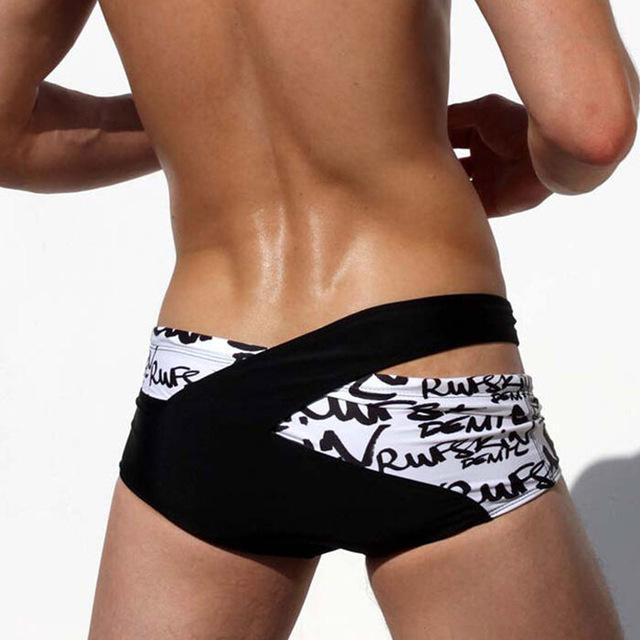 Mens swim trunks with on sale belt