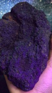 Mẫu khoáng vật đá lông công khổng tước Machalite Azurite Spirit HIẾM size lớn Msd