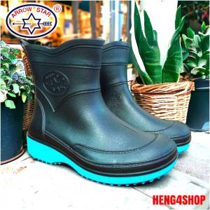 รองเท้าบูท รองเท้าบูทกันน้ำ เนื้อไฟล่อน Red apple