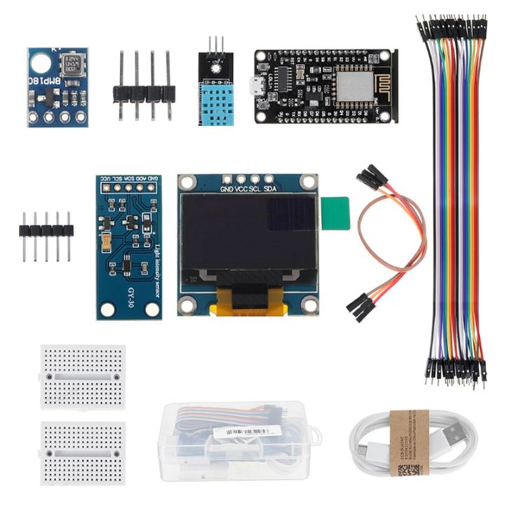 Weather station kit humidity and environment bmp180 pressure sensor