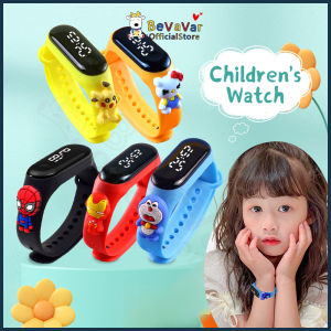 Kids Digital Watch Cartoon Sport Smart Watch Kids  Electronic Boys Girls Watch Waterproof SpiderMan