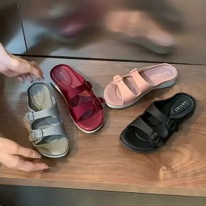 Summer Womens Flat Shoes New Hollow Out Womens Sandals Outdoor Casual Sandals Beach Shoes Large Size 36-43
