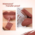SACE LADY Liquid Lipstick Waterproof Matte Nonstick Cup Lasting Liptint 3pcs Set. 