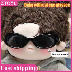 ZTOYL💝 1PC Mini Plush Animal DIY Accessories Fashion Cat Eye Glasses For 10cm Cotton Dolls Cute Doll Eyeglasses