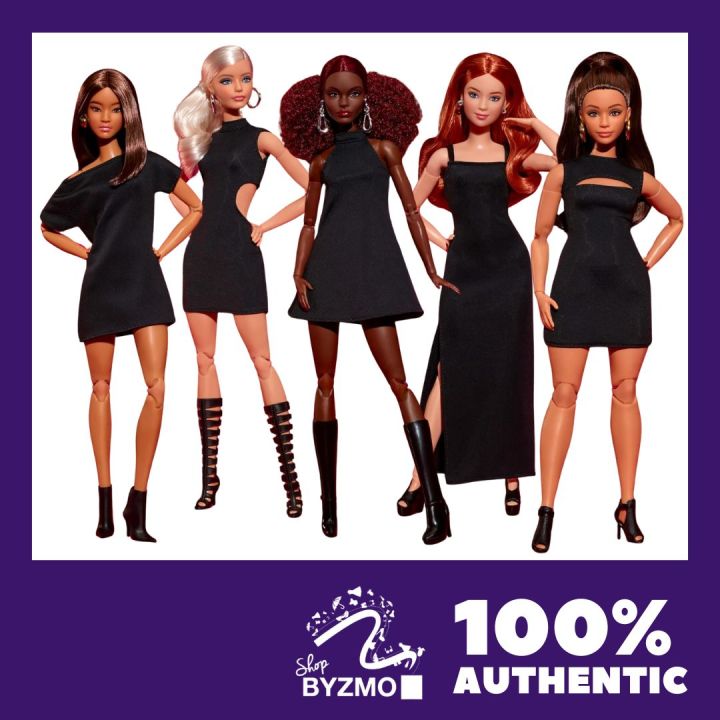 barbie little black dress collection RARE Black Label Barbie Basics No. 11-001 Black V Neck Dress Collector –  unmentioned