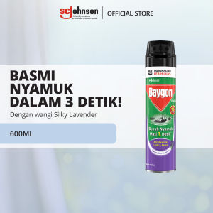 Baygon Aerosol Silky Lavender 600ml